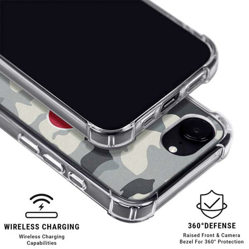 NFL Houston Texans Camo iPhone 16e MagSafe Case