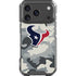 NFL Houston Texans Camo iPhone 18 Pro Clear Case