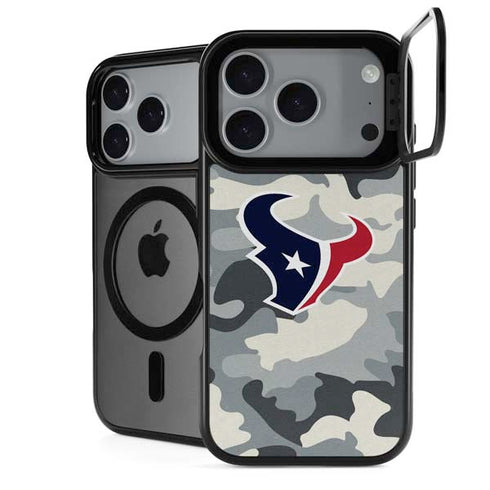 NFL Houston Texans Camo iPhone 18 Pro Kickstand Case