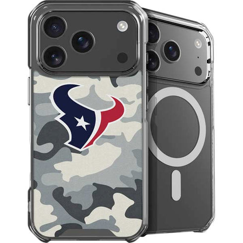 NFL Houston Texans Camo iPhone 18 Pro Max MagSafe Case
