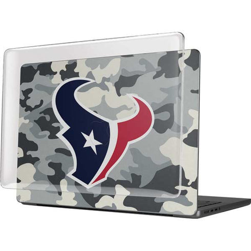 NFL Houston Texans Camo MacBook Pro 14in (2021-24) Case plus Skin