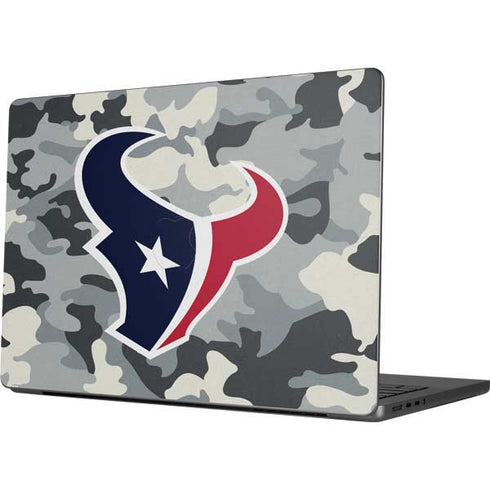 NFL Houston Texans Camo Apple MacBook Pro 14-inch Skin