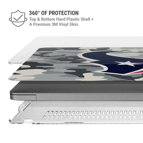 NFL Houston Texans Camo MacBook Cases
