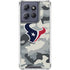 NFL Houston Texans Camo Moto G 5G (2025) Clear Case
