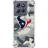 NFL Houston Texans Camo Moto G Power 5G (2025) Clear Case