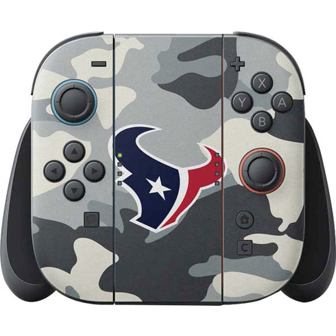 NFL Houston Texans Camo Nintendo Skins