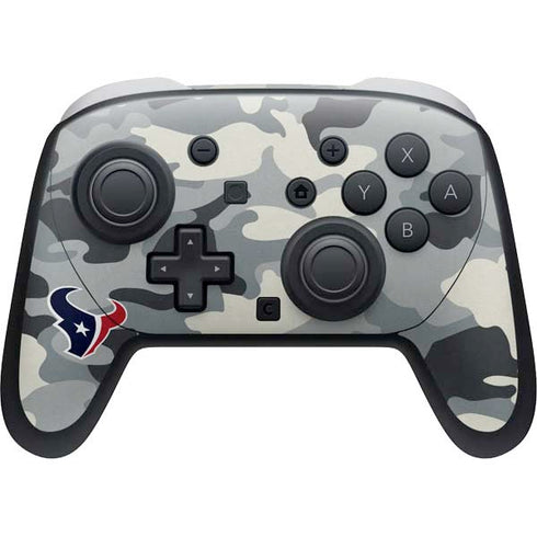 NFL Houston Texans Camo Nintendo Skins