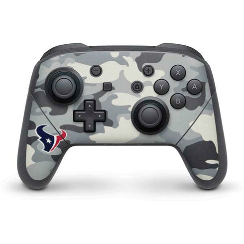 NFL Houston Texans Camo Nintendo Skins