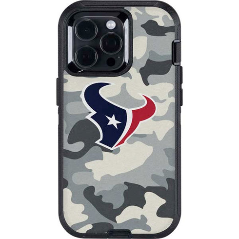 NFL Houston Texans Camo Otterbox Defender iPhone Skin