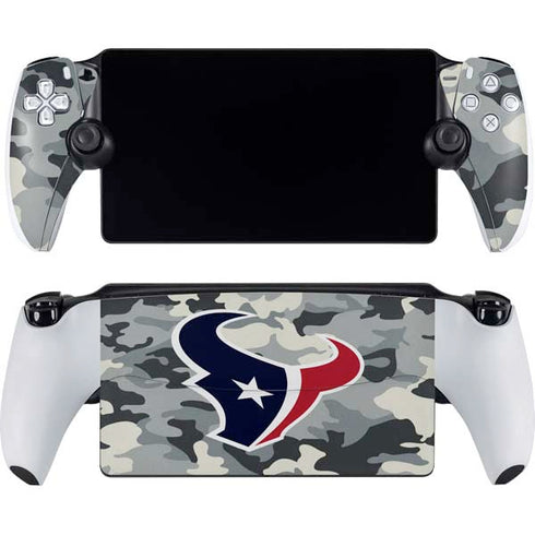 NFL Houston Texans Camo PlayStation PS5 Skins