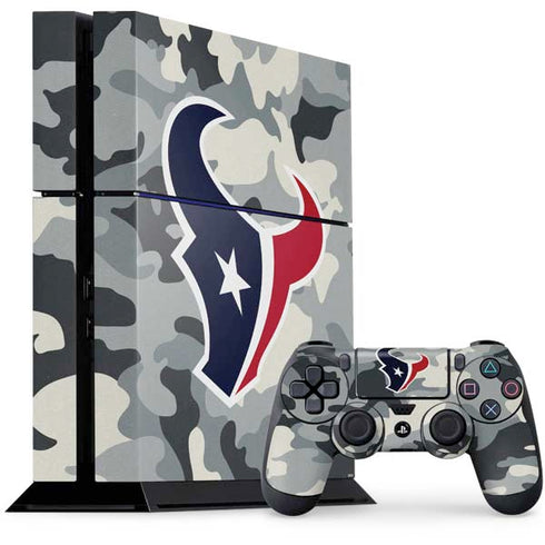NFL Houston Texans Camo PlayStation PS4 Skins