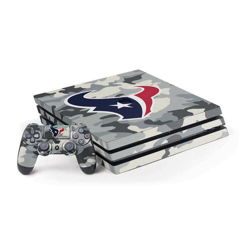 NFL Houston Texans Camo PlayStation PS4 Skins