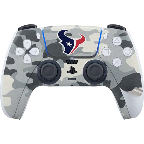 NFL Houston Texans Camo PS5 Pro Disk Bundle Skin