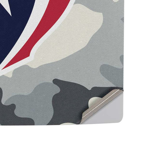NFL Houston Texans Camo PS5 Pro Disk Console Skin