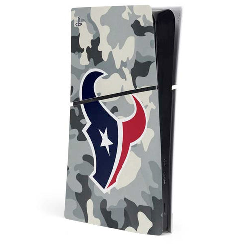 NFL Houston Texans Camo PlayStation PS5 Skins