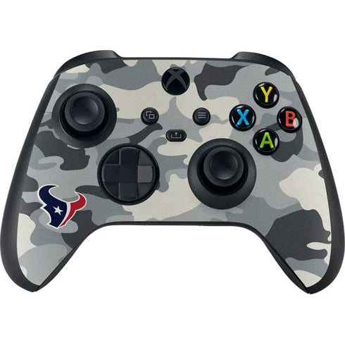NFL Houston Texans Camo Xbox Series X Bundle Skin
