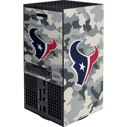 NFL Houston Texans Camo XBox Series X Digital Edition Bundle Skin