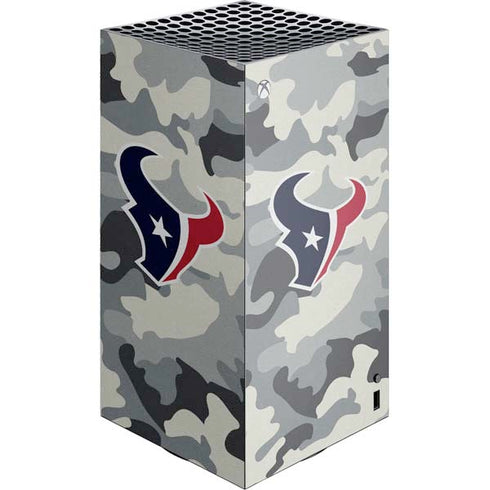 NFL Houston Texans Camo Xbox Series X Skins
