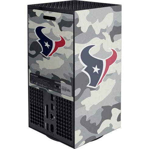NFL Houston Texans Camo XBox Series X Digital Edition Console Skin