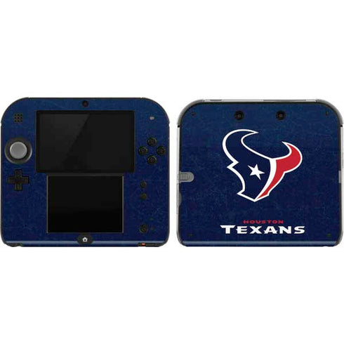 NFL Houston Texans Distressed Nintendo Skins