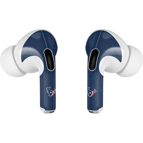 NFL Houston Texans Distressed AirPods Pro 2nd Gen Skin