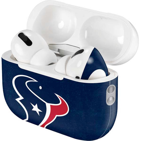 NFL Houston Texans Distressed AirPods Pro 2nd Gen Skin