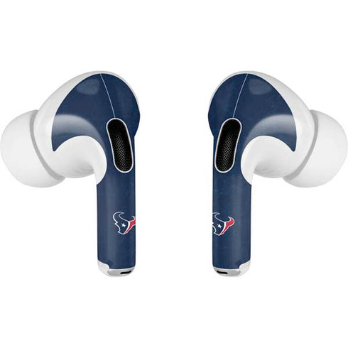 NFL Houston Texans Distressed Apple AirPods Pro Skin
