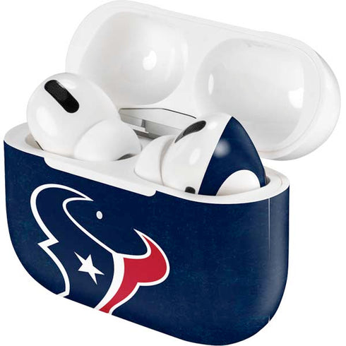 NFL Houston Texans Distressed Apple AirPods Pro Skin