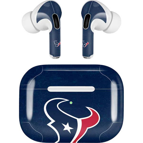 NFL Houston Texans Distressed Apple AirPods Pro Skin