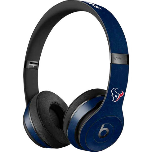 NFL Houston Texans Distressed Beats Solo 3 Wireless Skin
