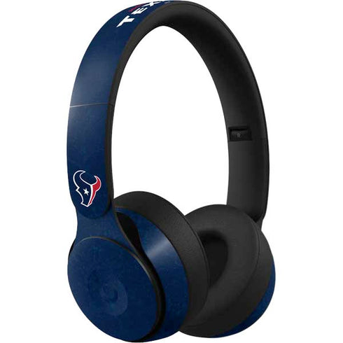 NFL Houston Texans Distressed Beats Solo Pro Skin