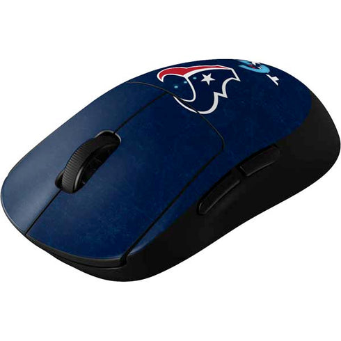 NFL Houston Texans Distressed G Pro Wireless Gaming Mouse Skin