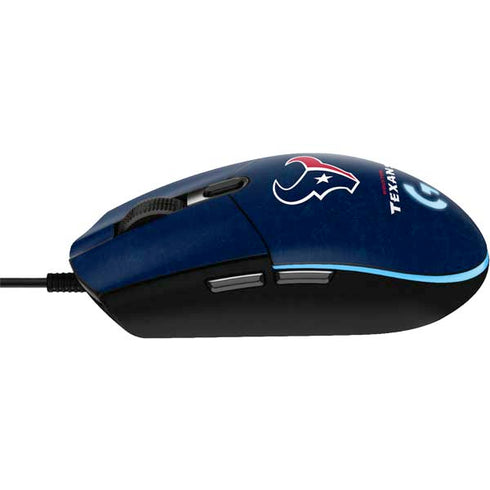 NFL Houston Texans Distressed G203 Prodigy RGB Wired Gaming Mouse Skin