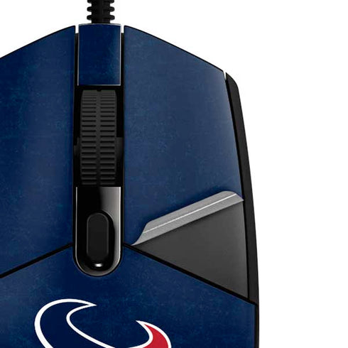 NFL Houston Texans Distressed G203 Prodigy RGB Wired Gaming Mouse Skin