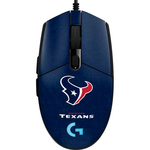 NFL Houston Texans Distressed G203 Prodigy RGB Wired Gaming Mouse Skin