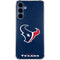 NFL Houston Texans Distressed Galaxy A55 5G Clear Case