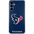 NFL Houston Texans Distressed Galaxy A55 5G Clear Case