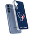 NFL Houston Texans Distressed Galaxy A55 5G Clear Case