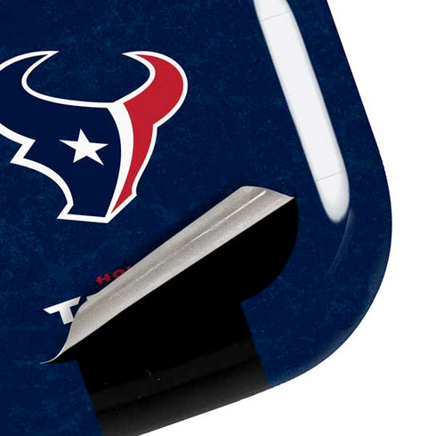 NFL Houston Texans Distressed Galaxy Buds Live Skin