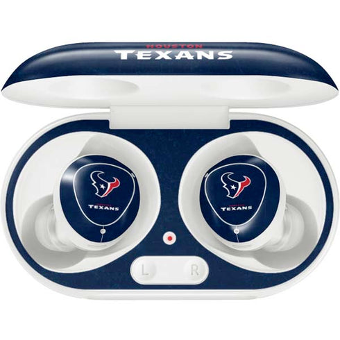NFL Houston Texans Distressed Galaxy Buds Plus Skin
