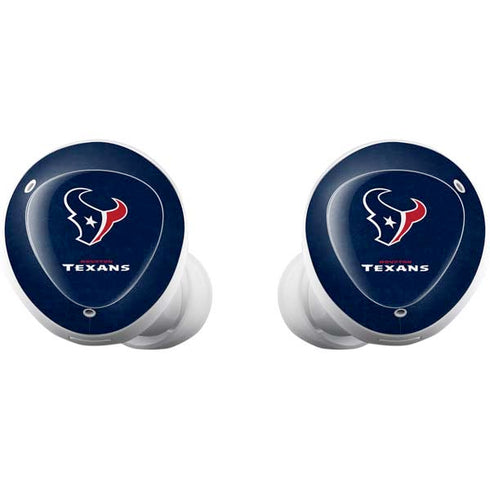 NFL Houston Texans Distressed Galaxy Buds Plus Skin