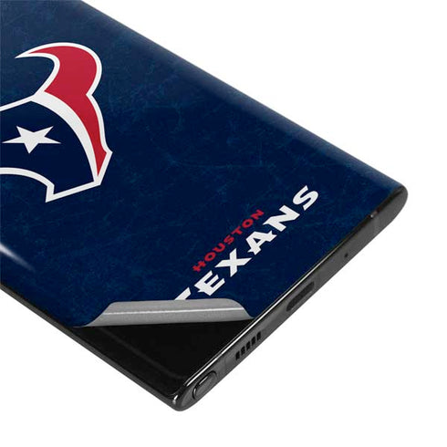 NFL Houston Texans Distressed Galaxy Note 10 Plus Skin
