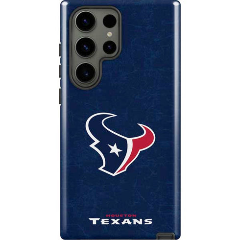 NFL Houston Texans Distressed Galaxy S23 Ultra Pro Case