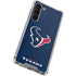 NFL Houston Texans Distressed Galaxy S24 FE Clear Case
