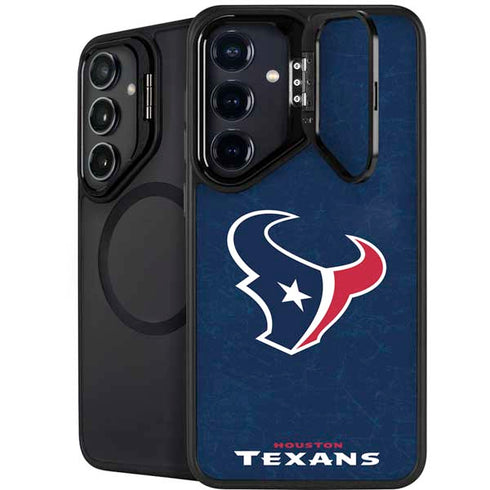 NFL Houston Texans Distressed Galaxy S24 FE Kickstand Case