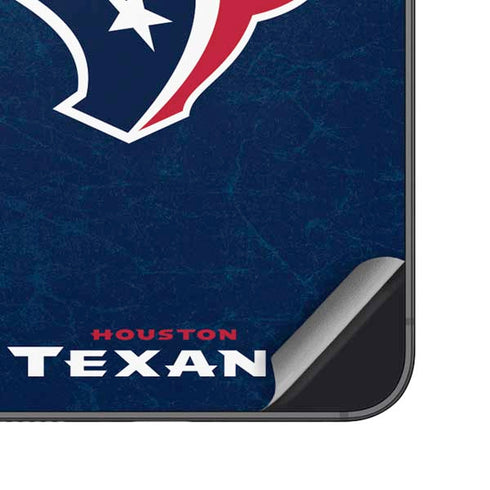 NFL Houston Texans Distressed Galaxy S25 Plus Skin