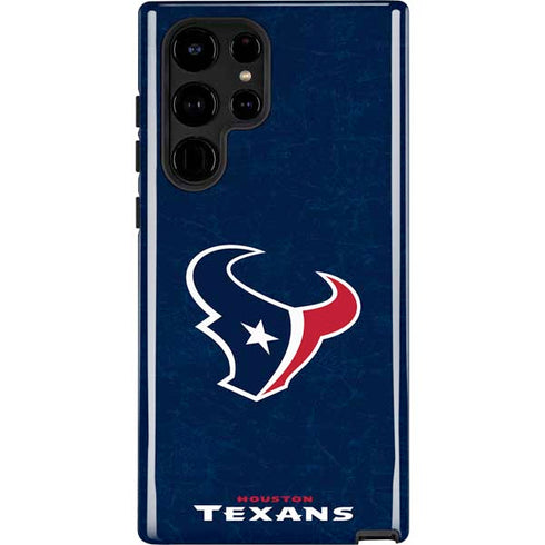 NFL Houston Texans Distressed Galaxy Cases