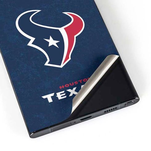 NFL Houston Texans Distressed Galaxy S25 Ultra Skin