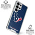NFL Houston Texans Distressed Galaxy S25 Ultra Clear Case