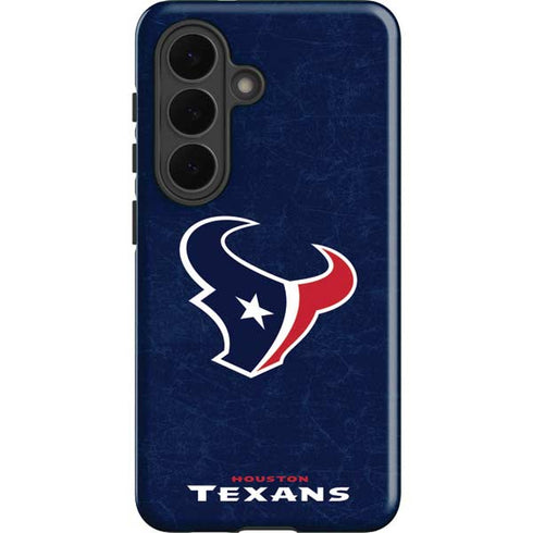 NFL Houston Texans Distressed Galaxy S26 Impact Case